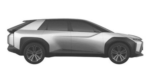 丰田全新纯电SUV专利图曝光 代号 BZ3 跨界运动风